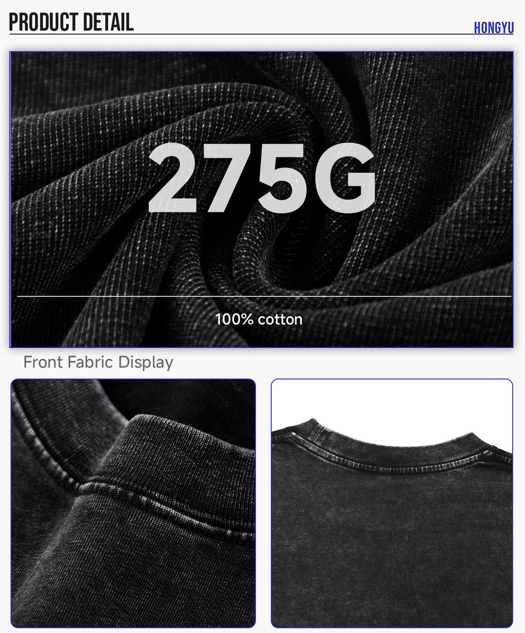 Oversized Cotton 275G Wash Boxy Fit T-Shirt