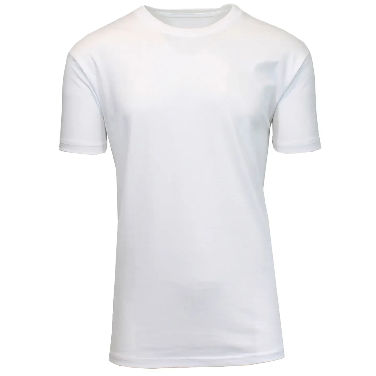 White Crew Neck Short Sleeve Cotton Tees