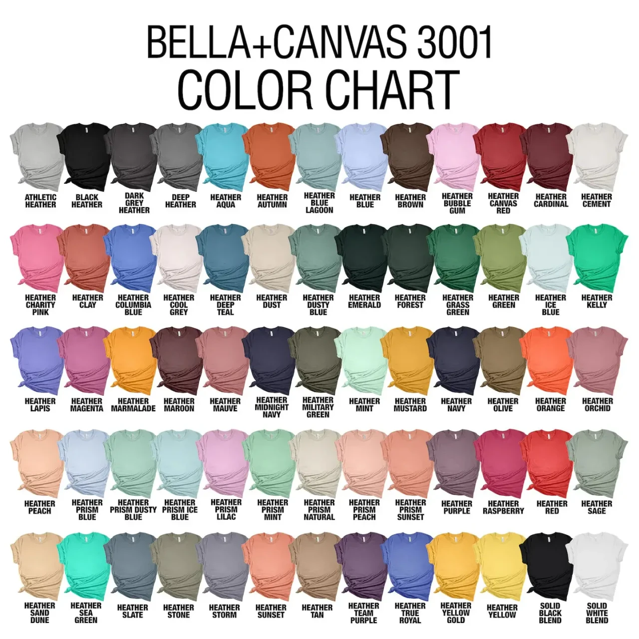Bella + Canvas Wholesale T Shirts Unisex