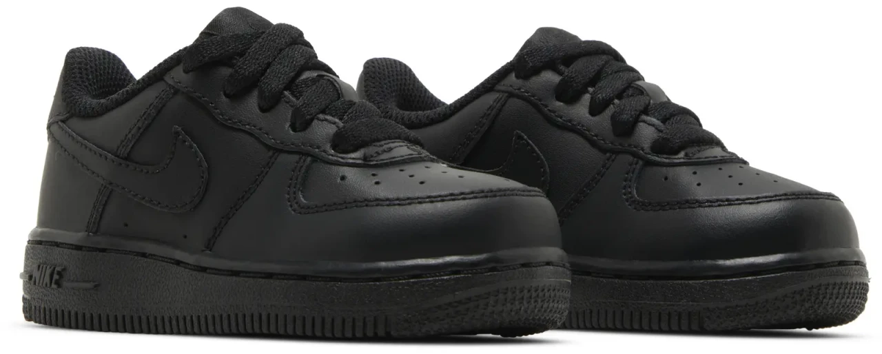 12 Pair - Infant Air Force 1 All BlackLow OR 1 Pair