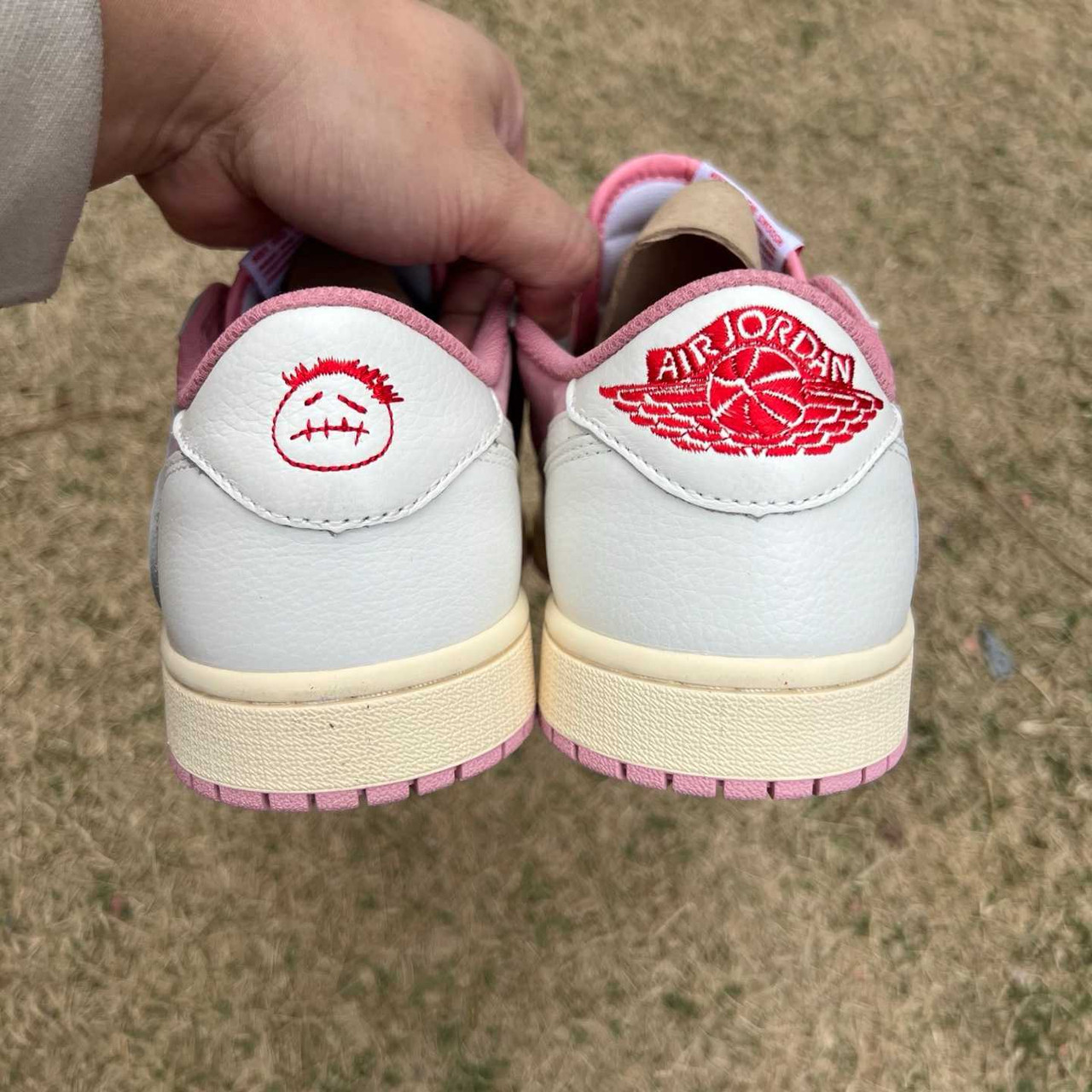 12 Pair - Jordan 1 Retro Low OG SP Travis Scott Shy Pink