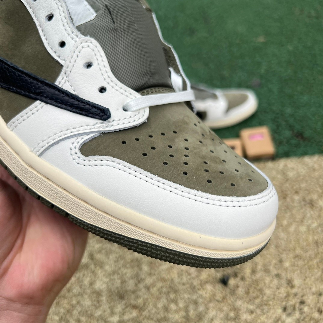 12 Pair -Jordan 1 Retro Low OG SP Travis Scott Medium Olive