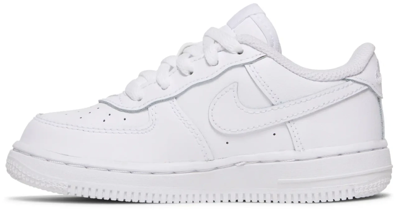 12 Pair - Infant Air Force 1 All White Low
