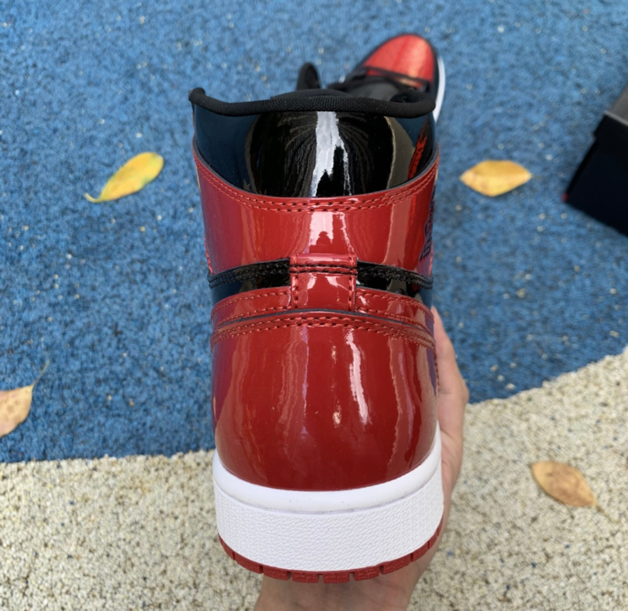 12 Pair -Jordan 1 Retro High OG Patent Bred