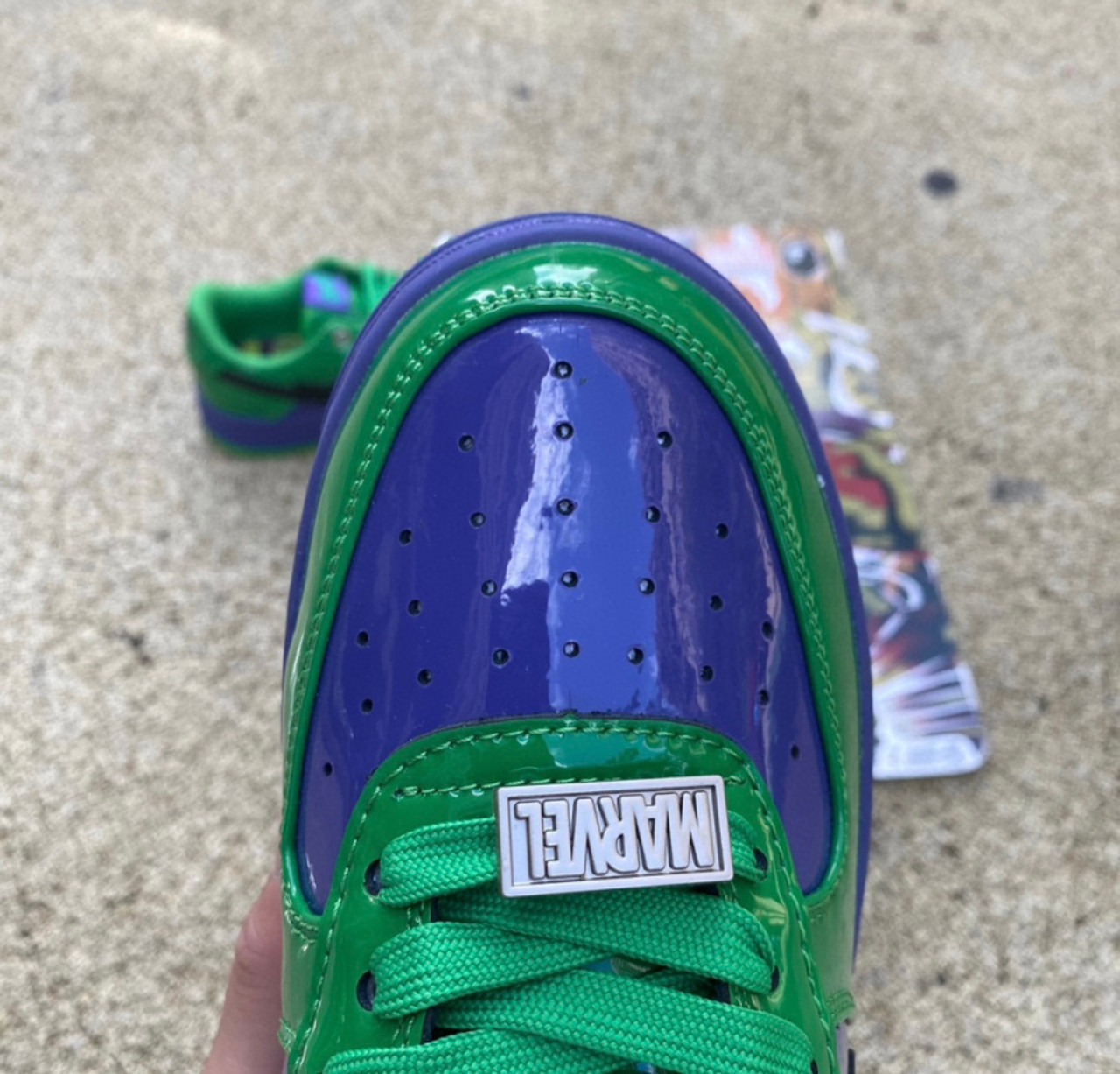 12 BAPE STA Marvel Hulk Green Purple  12 BAPE STA Marvel Hulk Green Purple