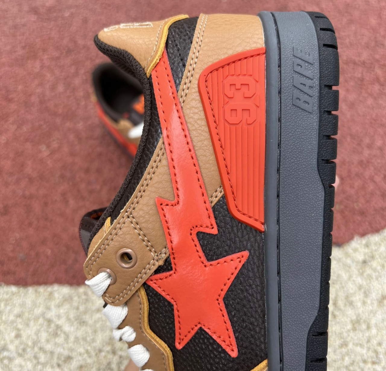 12 BAPE STA Brown