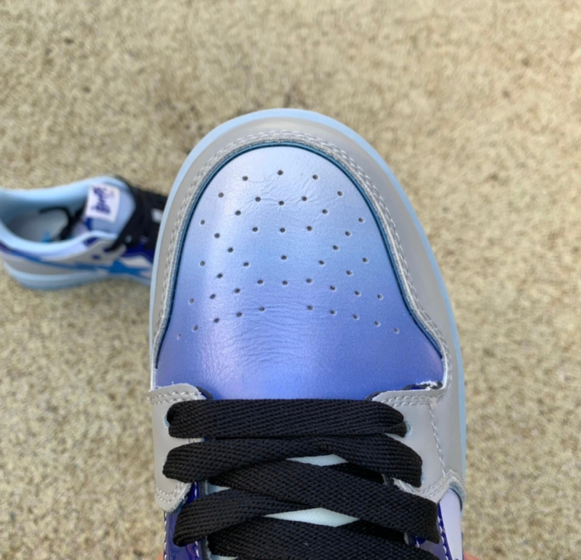 12 BAPE STA Irredescent Blue