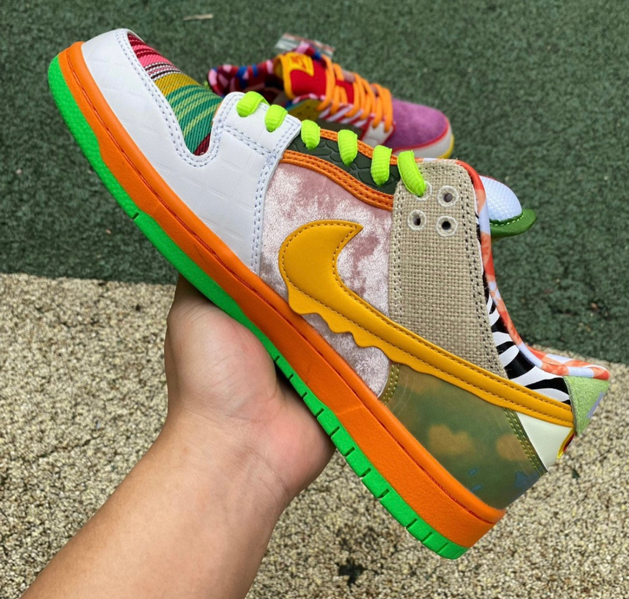12 Pair - Nike SB Dunk What The Paul Strawberry