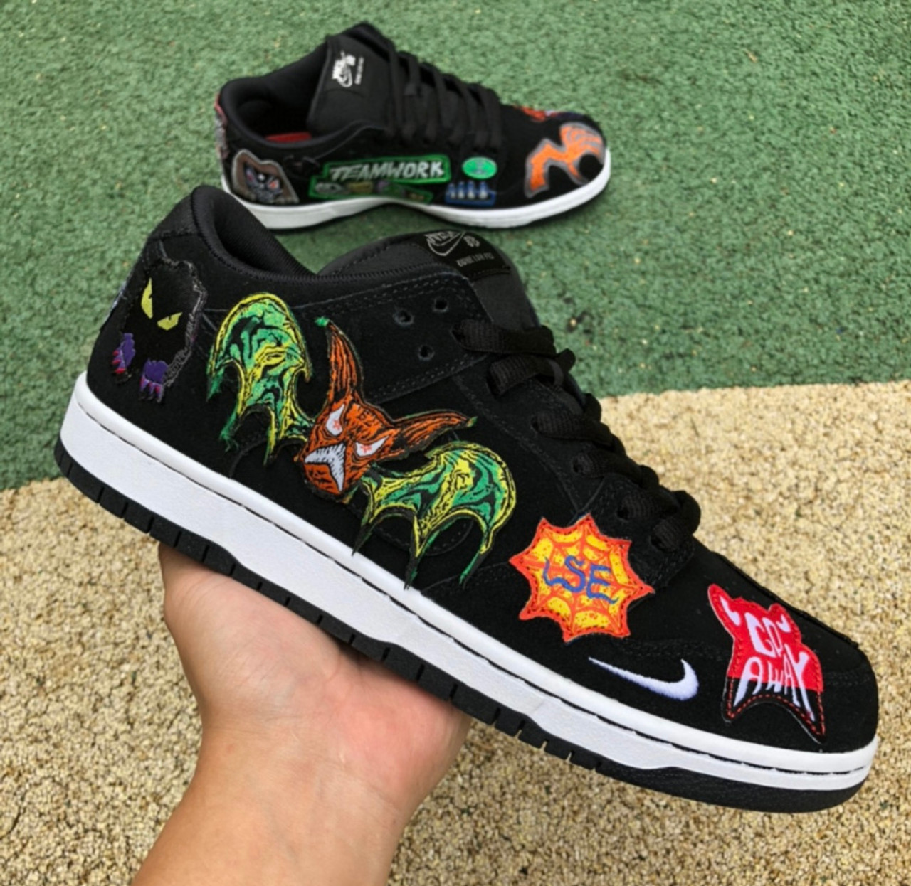 12 Pair - Nike  Dunk Low Pro SB X  Neckface Black