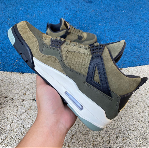 12 Pair -  Jordan 4 Retro SE Craft Olive