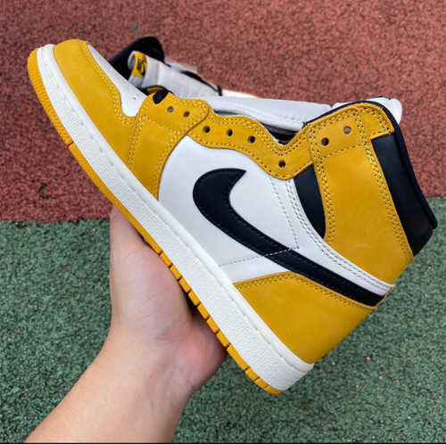 12 Pair -Jordan 1 Retro Yellow Ochre