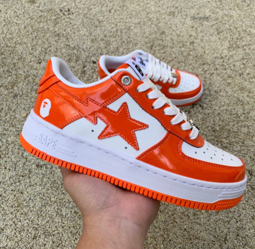 12 BAPE STA Electric Orange
