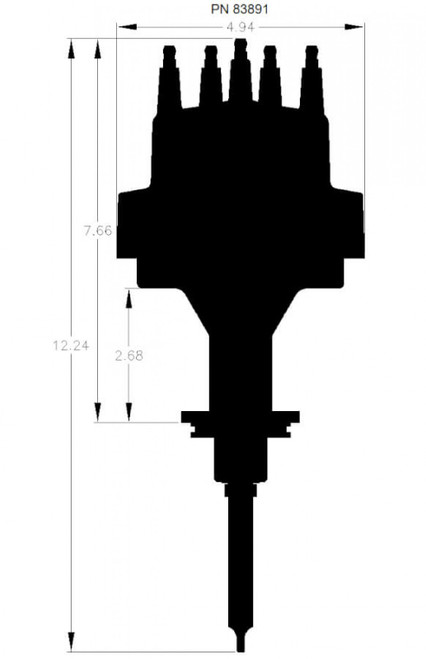 Chrysler 392 HEMI Pro-Billet Distributor (MSD-283891)