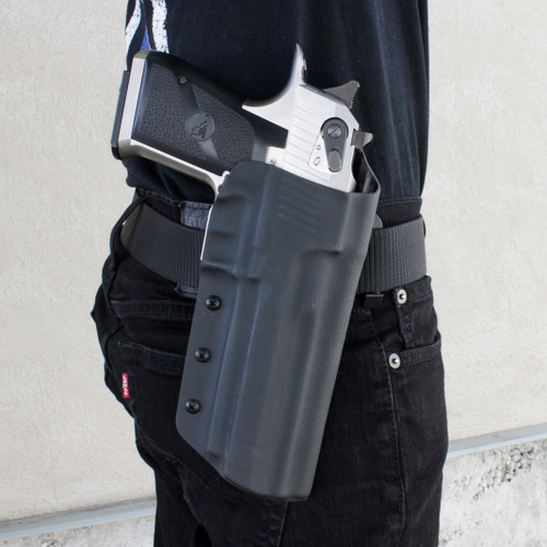 Desert Eagle XIX L6 Hydra OWB Belt Clip Black Kydex Holster