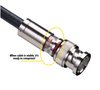 IDEAL InSITE RG-59 BNC Compression Connectors 360° clear window ensures proper cable insertion - IDEAL-89-1047E