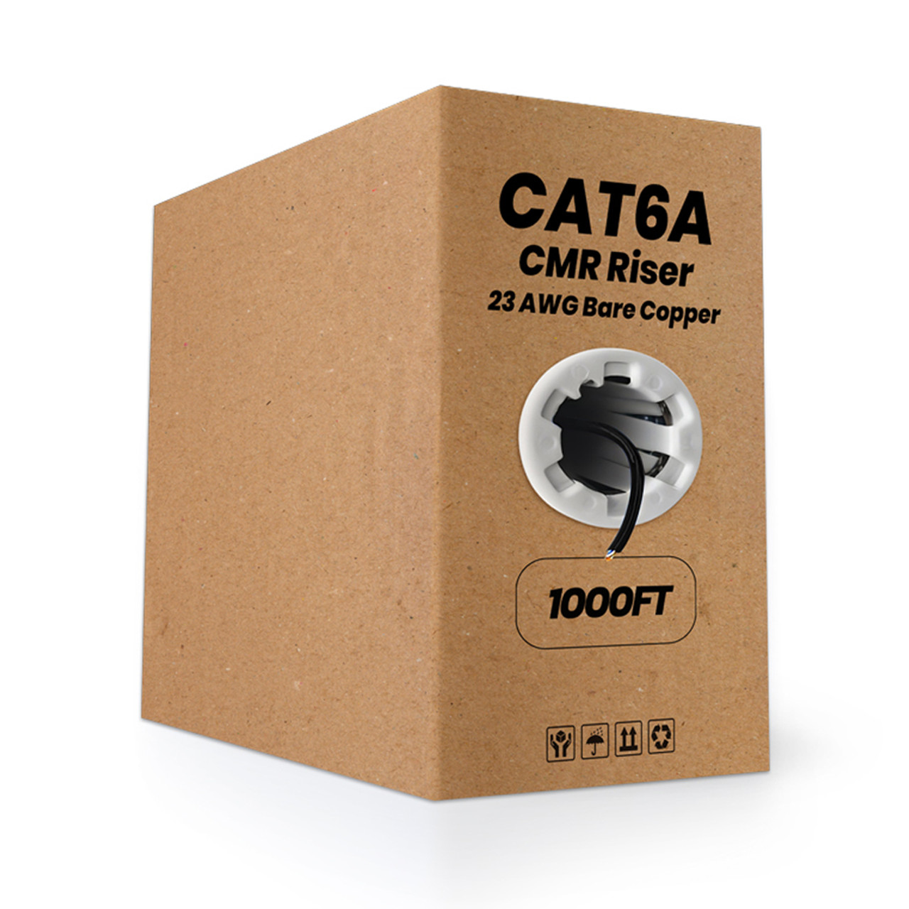 CAT6A PVC Augumented  23AWG Non-Plenum, 4-Pair UTP, Category 6A Horizontal Cable 