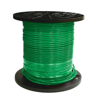 6AWG GROUND WIRE  INSUL GREEN 5, UL LISTED 500ft