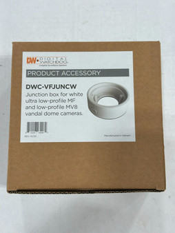 Junction box for selected vandal dome and turret cameras W