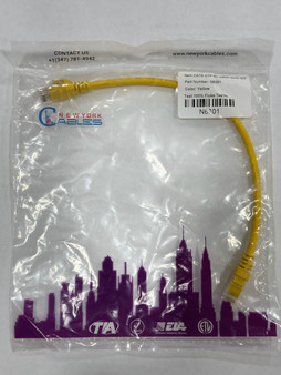 Patch Cord Cat6 1ft yellow