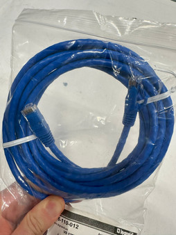 Patch Cord Q-Series, CAT6, booted, Blue, 12 FT