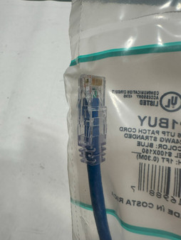 TX6 PLUS CAT UTP PATCH CORD T568B, LENGTH: (0.30M)1FT