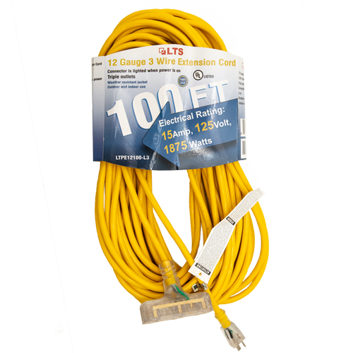 Power Extension Cord - 25ft. - LTPE1225