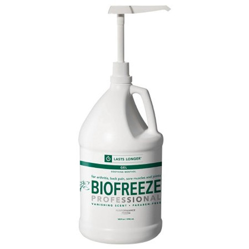 Topical Pain Relief Biofreeze® Professional 5% Strength Menthol Topical Gel 1 gal.
