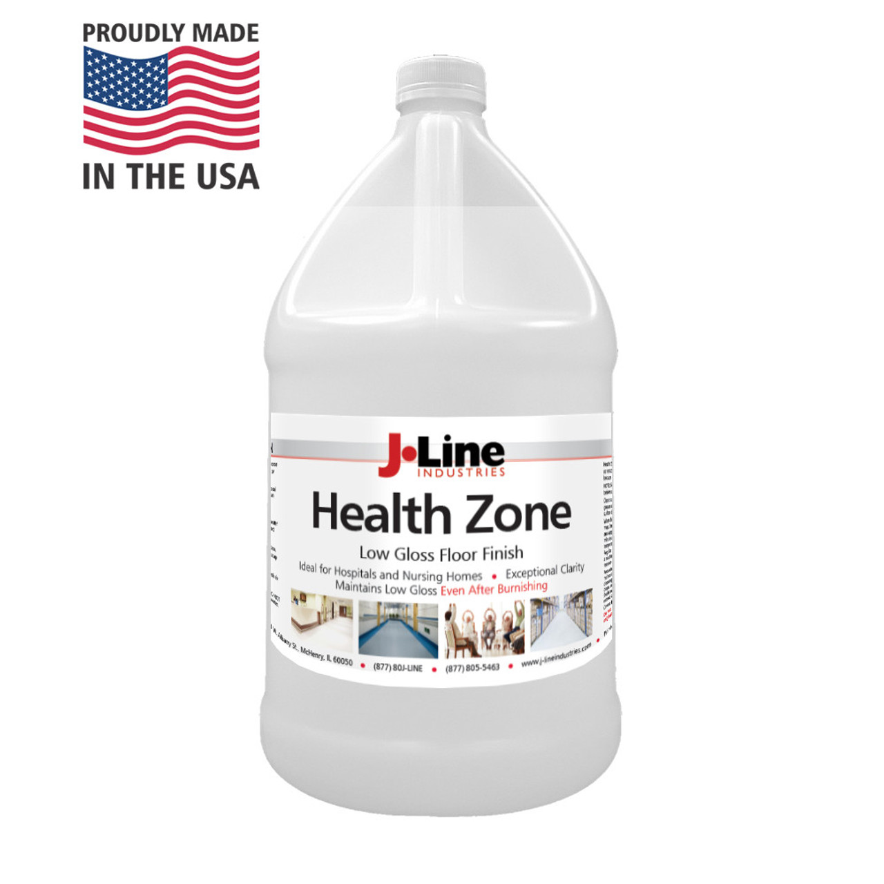 Formulated for environments such as healthcare facilities or nursing homes where a shiny, high gloss look may be of concern to residents.