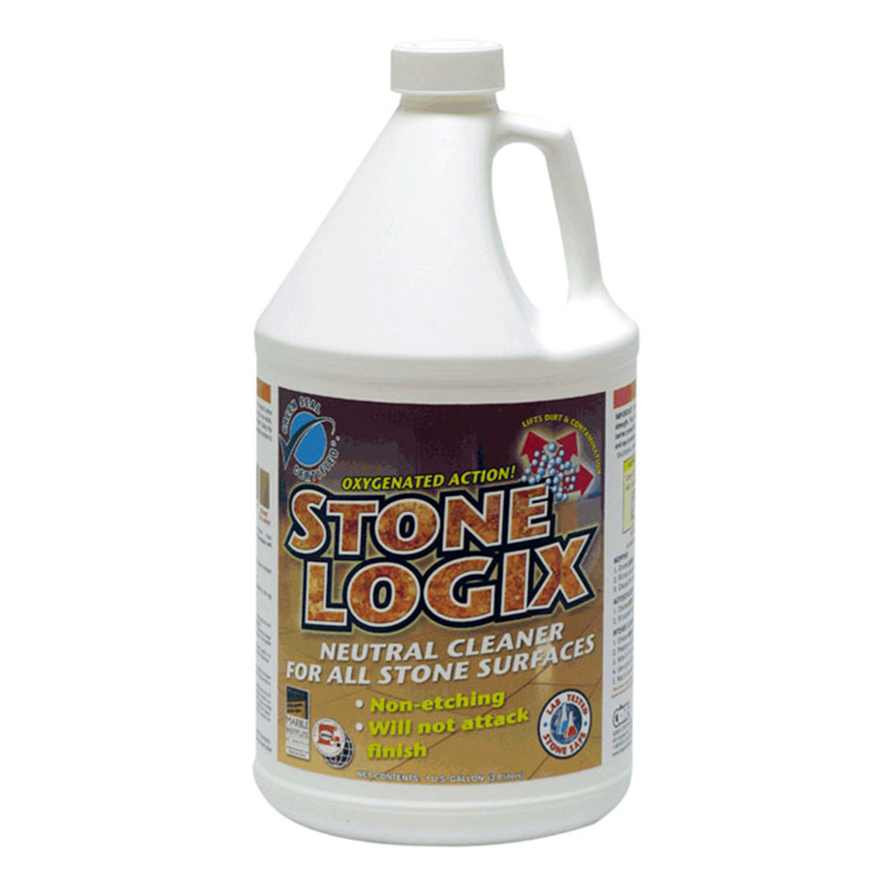 The non-etching formula in Stone Logix keeps stone beautiful for years to come.