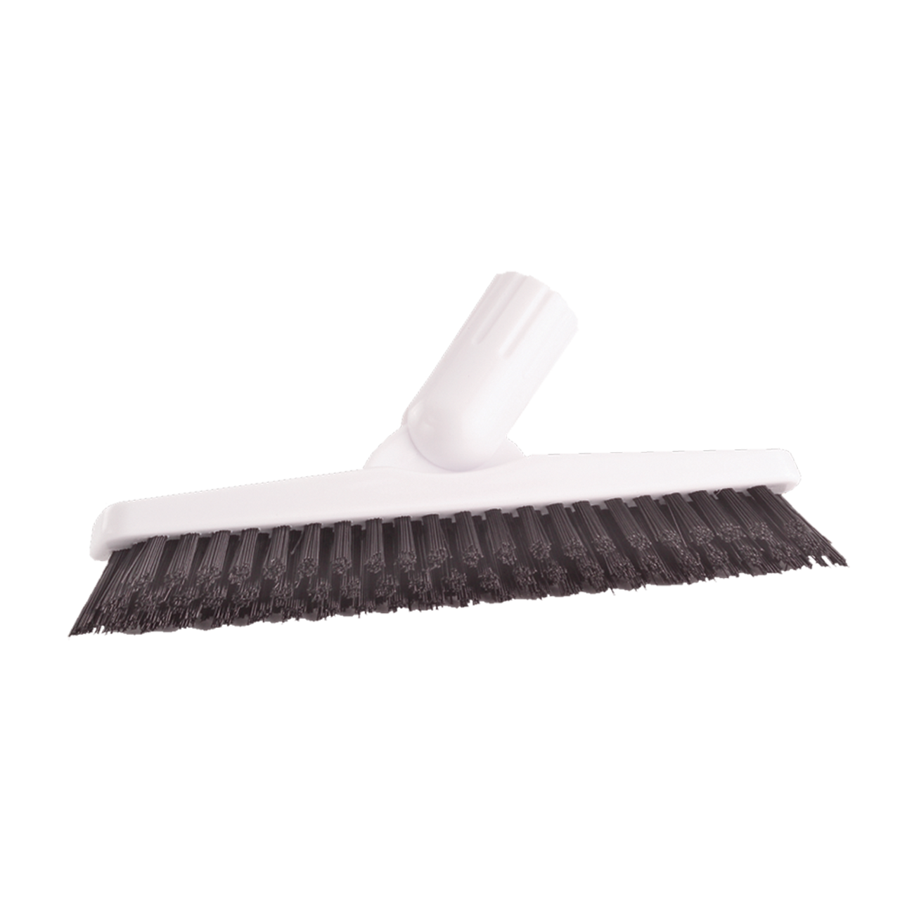 This swivel grout brush is what you need to thoroughly clean grout and tile.