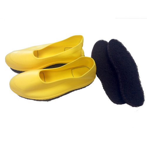 floor stripping shoe covers