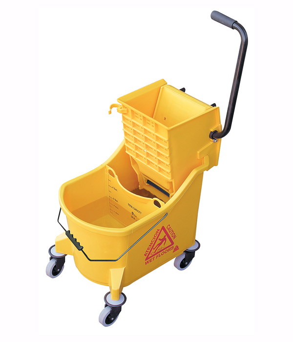 MaxiPlus 32qt Mop Bucket / Side Wringer Combo | The Dura Wax Company