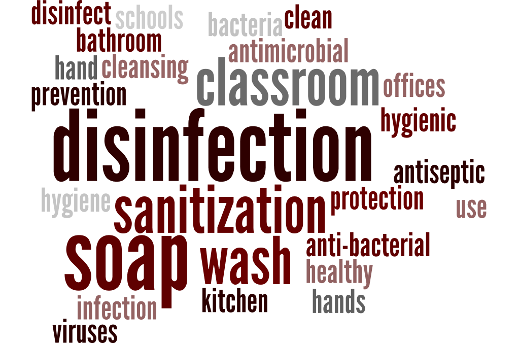 the correct way to sanitize and disinfect again the dura wax