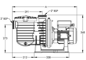 Sta-Rite (SW)5P6R swimming pool pump dimensions