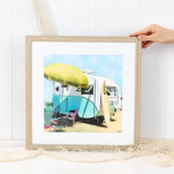  James Bondwood Caravan Print - Framed 