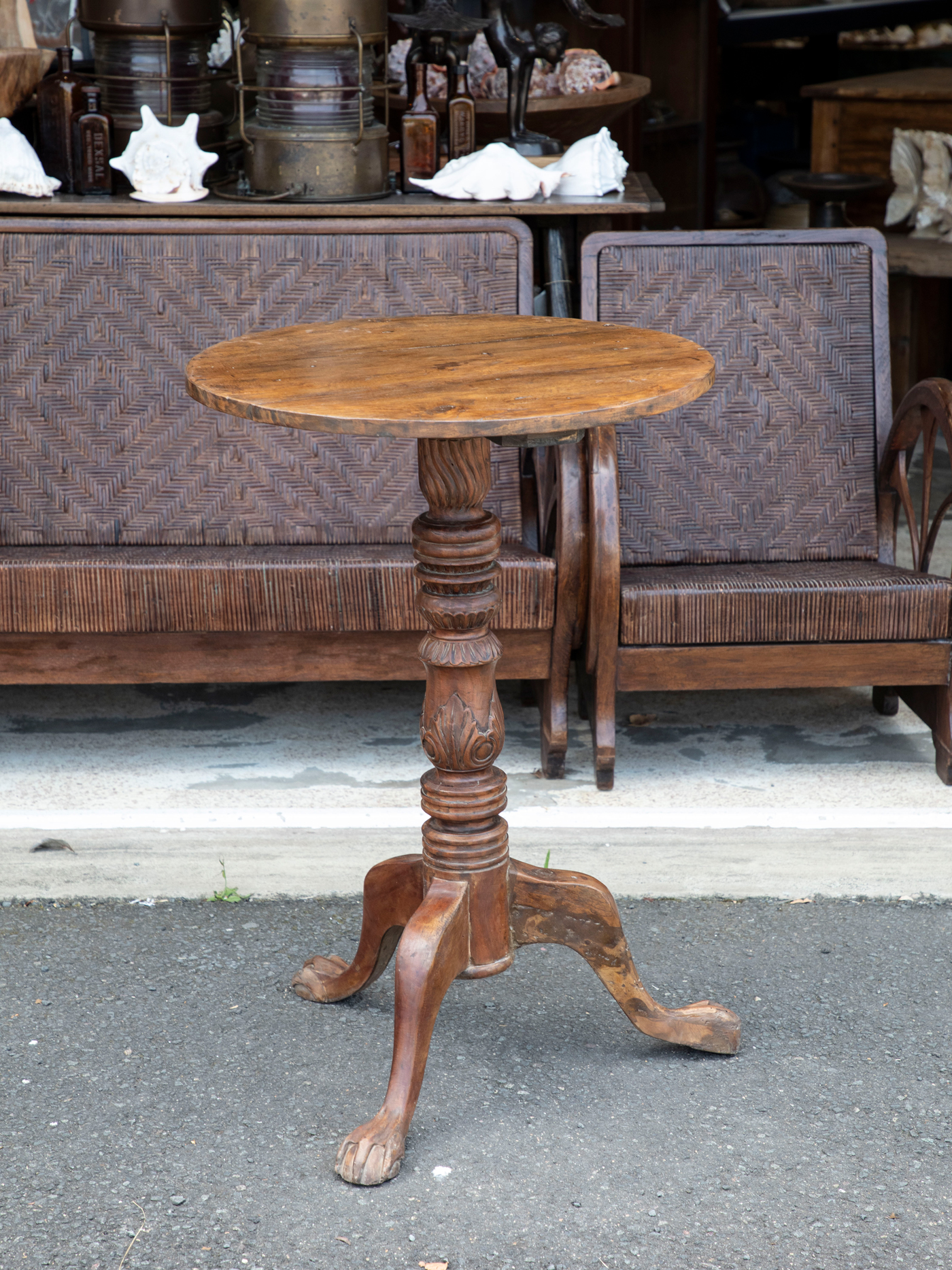 Marble top deals lamp table