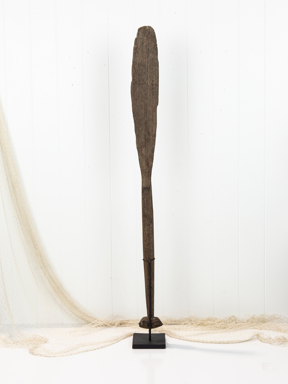  Antique Canoe Paddle on Stand # 2022