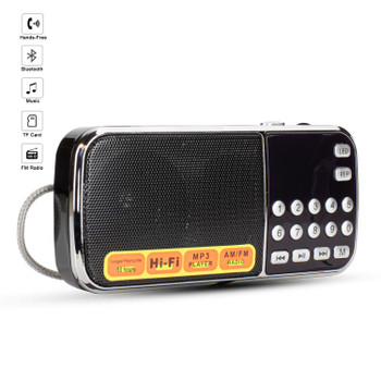 TB-188AM - DIGITAL MP3 RADIO SPEAKER - BLACK