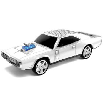 1968 Dodge Challenger Bluetooth Wireless Speaker with LED  - White