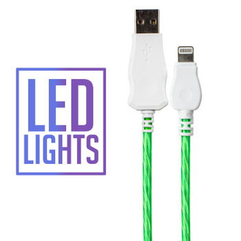 LED USB CABLE - IOS - GREEN