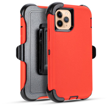 IPHONE 11 - HEAVY DUTY COMBO HOLSTER - RED