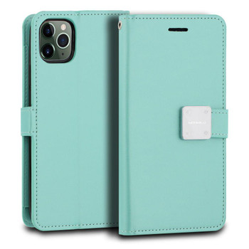 iPhone 11 Pro Max Case Mode Diary Wallet Cover - Teal