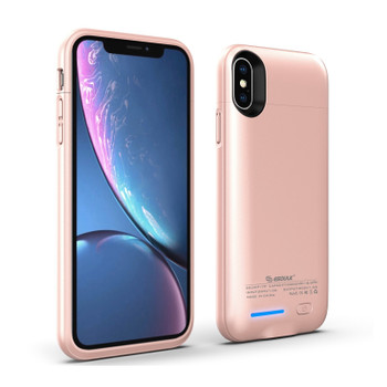 EP17P-XSMAX-RG:Esoulk Magnet Porwer Case For IPhone XS MAX 5000mAh （Compatible With Iphone Earphone ）