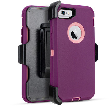 IPHONE 6/6S - HOLSTER CLIP CASE - PURPLE