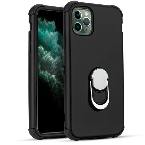 IPHONE 11 PRO - METAL STAND ARMOR CASE - BLACK