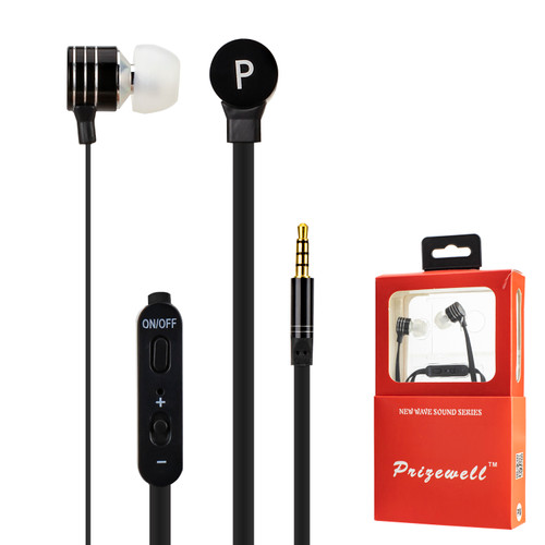 PRIZEWELL - EARPHONES - BLACK