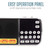 TB-188AM - DIGITAL MP3 RADIO SPEAKER - BLACK