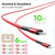 10FT FAST CHARGING CABLE C TO 8PIN (6/72)RD