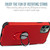 IPHONE 11 - METAL STAND ARMOR CASE - RED