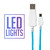 LED USB CABLE - MICRO - BLUE